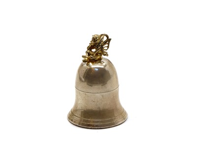 Lot 13 - A silver pepper mill