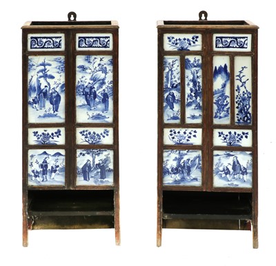 Lot 36 - Two Chinese umbrella stands