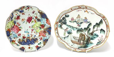 Lot 363 - A Chinese famille rose tray