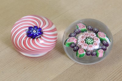 Lot 328 - A Clichy glass millefiori paperweight