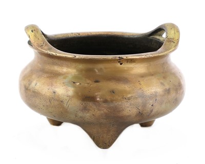 Lot 98 - A Chinese bronze incense burner