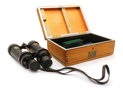 Lot 15 - A Royal Navy & RAF Coastal Command Barr & Stroud CF42 7X cased binoculars