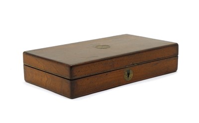 Lot 24 - A Victorian mahogany revolver case, by Cogswell & Harrison