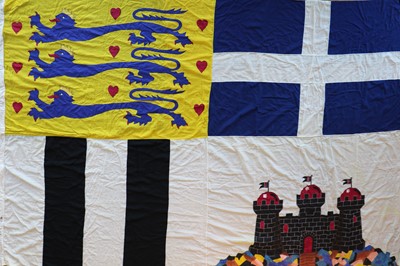 Lot 54A - A Duke of Edinburgh's original stitched panel personal Royal Standard