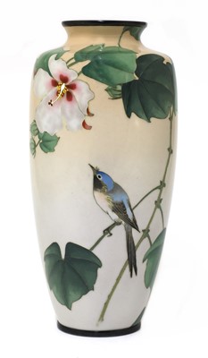 Lot 242 - A Japanese cloisonné vase