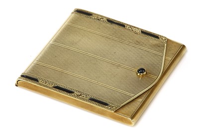 Lot 233 - A Continental gold match book case