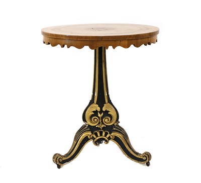 Lot 293 - A Victorian satinwood occasional table