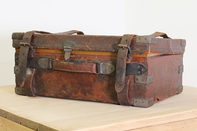 Lot 39 - A leather cartridge case