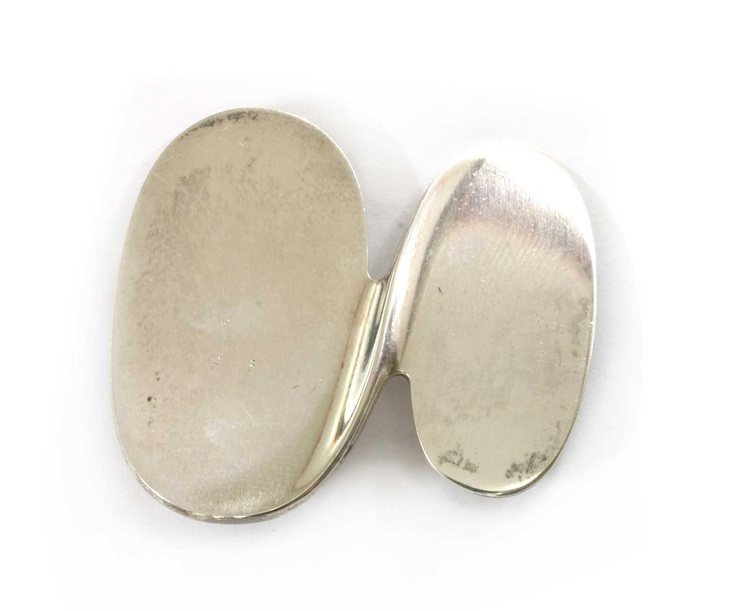 Lot 1080 - A sterling silver Georg Jensen brooch