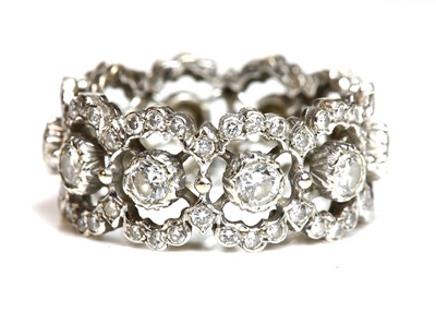 Lot 445 - A diamond set 'Ghirlanda' ring, by Gianmaria Buccellati