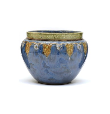 Lot 122 - A Doulton stoneware jardiniere