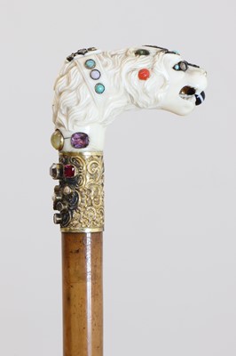 Lot 293 - A walking stick of Napoleon Bonaparte interest