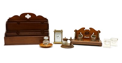 Lot 148 - A brass cased carriage clock