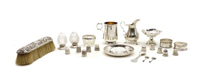 Lot 32 - A silver christening mug