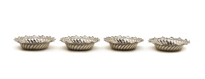 Lot 12 - A set of four Victorian silver bonbon dishes