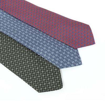 Lot 573 - Two Hermes ties