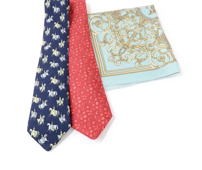 Lot 578 - Two Hermes ties