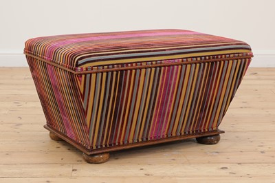 Lot 83 - An upholstered ottoman