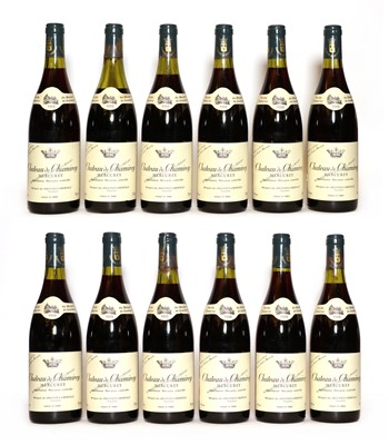 Lot 70 - Mercurey, Chateau de Chamirey, Jouennes D’Herville, 1988, (12 boxed)