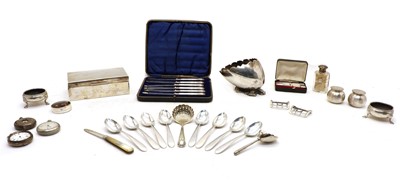 Lot 66 - A Canadian silver cigarette box