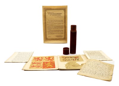 Lot 211 - Manuscript, documents