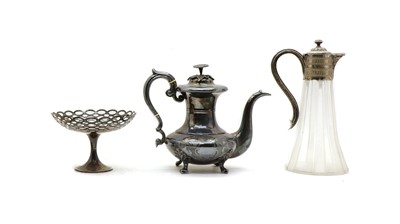 Lot 33 - A silver pierced comport