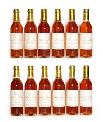 Lot 242 - Chateau Doisy Daene, 2eme Cru Classe, Barsac, 1997, half bottles (12)