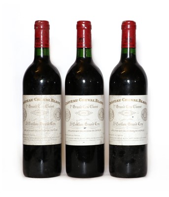 Lot 184 - Chateau Cheval Blanc, Saint-Emilion 1er Grand Cru Classe, 1992, (3)