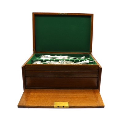Lot 41 - A collection of silver flatware