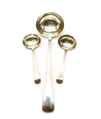 Lot 54 - A George IV silver ladle