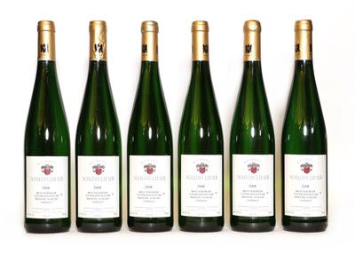 Lot 50 - Schloss Lieser, Brauneberger Juffer Sonnenuhr, Goldkapsel, Riesling Auslese, 2008, (6)