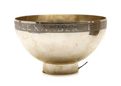 Lot 21 - An Irish silver bowl