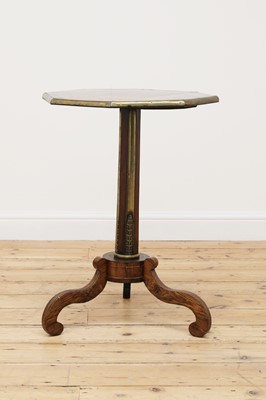 Lot 24 - A Gonçalo alves tripod table