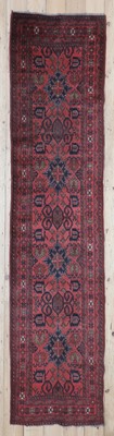 Lot 238 - A tribal wool runner