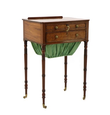 Lot 283 - A mahogany worktable