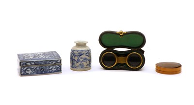 Lot 84A - A small turned wooden box