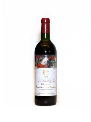 Lot 162 - Chateau Mouton Rothschild, 1er Cru Classe, 1985, (1)
