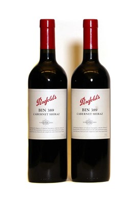 Lot 223 - Penfolds, Bin 389, Cabernet Shiraz, 2001, (2)