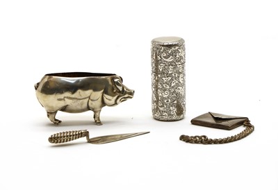 Lot 5 - Four small silver items