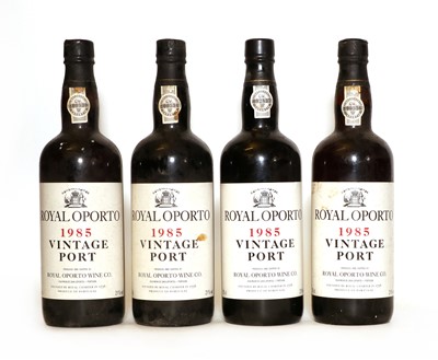 Lot 272 - Royal Oporto, Vintage  Port, 1985, 3 x MN, 1 x LN, (4)
