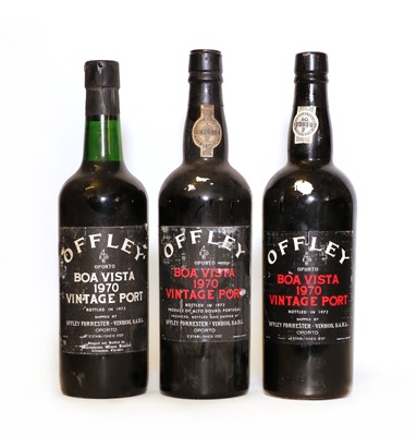 Lot 279 - Offley, Vintage Port, Boa Vista, 1970, HS x 1, LN x 2, (3)