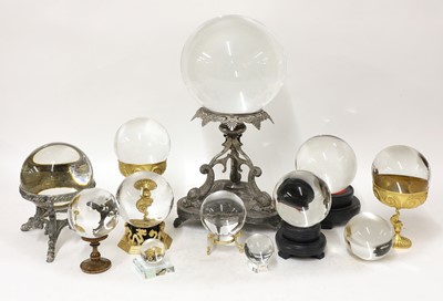 Lot 58 - CRYSTAL BALLS