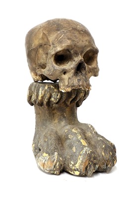 Lot 337 - SKULL ON LION'S PAW