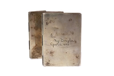 Lot 190 - A sterling silver four-fold pocket photo frame