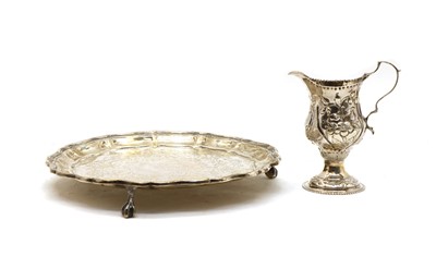 Lot 26 - A silver salver