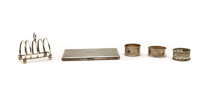 Lot 25 - A silver 1930's cigarette case