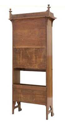 Lot 166 - An Arts and Crafts oak bureau