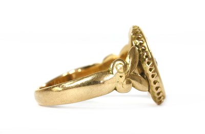Lot 1029 - A Victorian 15ct gold ruby and diamond ring