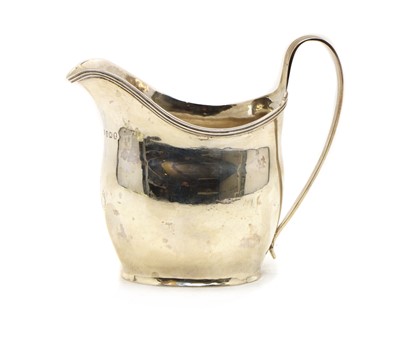 Lot 6A - A Georgian silver cream jug