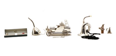 Lot 11 - A silver plated novelty cruet